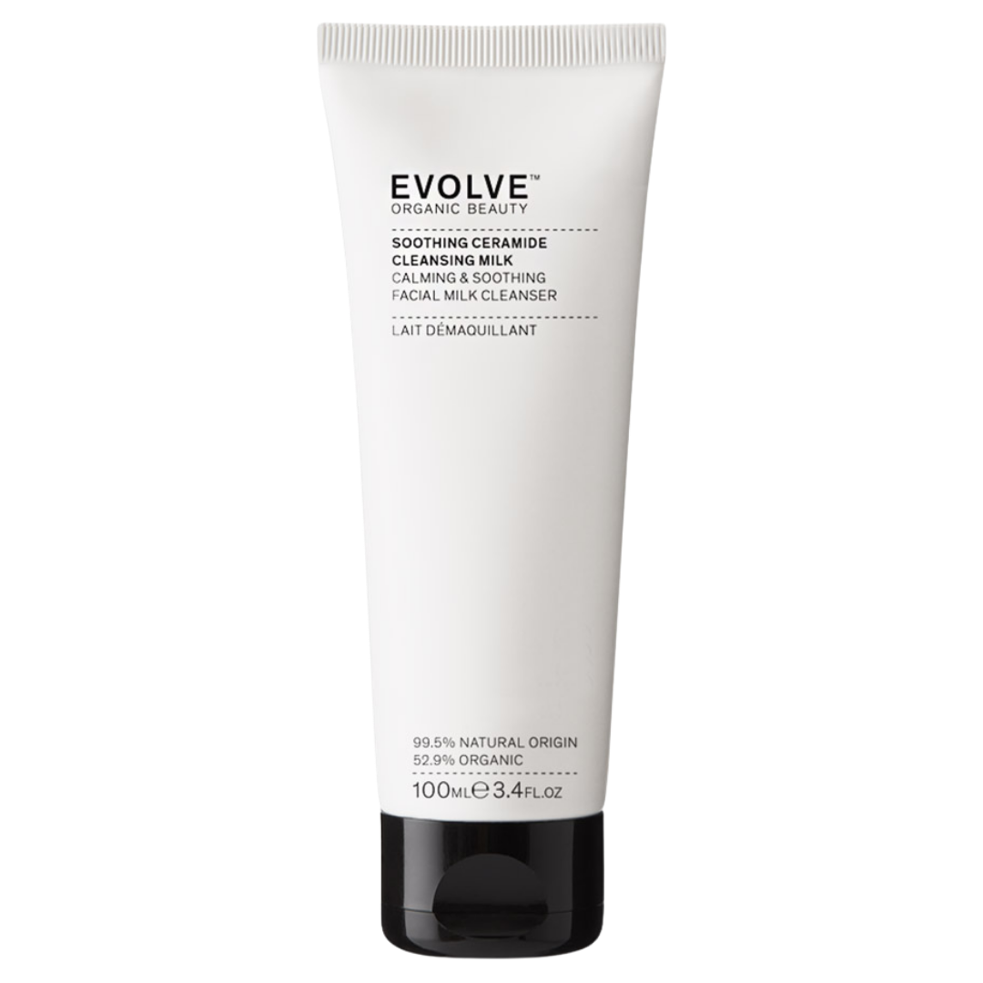 Evolve Organic Beauty Soothing Ceramide Cleansing Milk - Puhdistusemulsio 100 ml - integratoridirecthub.com