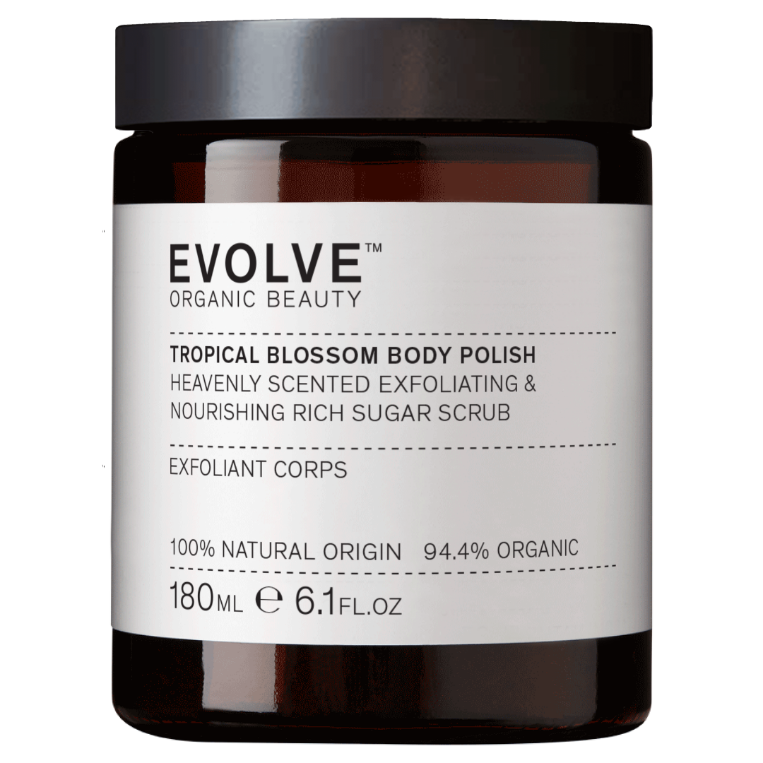 Evolve Organic Beauty Tropical Blossom Body Polish - Vartalokuorinta 180 ml - integratoridirecthub.com