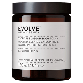 Evolve Organic Beauty Tropical Blossom Body Polish - Vartalokuorinta 180 ml - integratoridirecthub.com