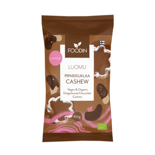 Foodin Piparisuklaa Cashew 60 g - integratoridirecthub.com
