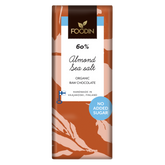 Foodin Almond Sea Salt - Sokeroimaton Raakasuklaa Manteli-Merisuola 60% - integratoridirecthub.com
