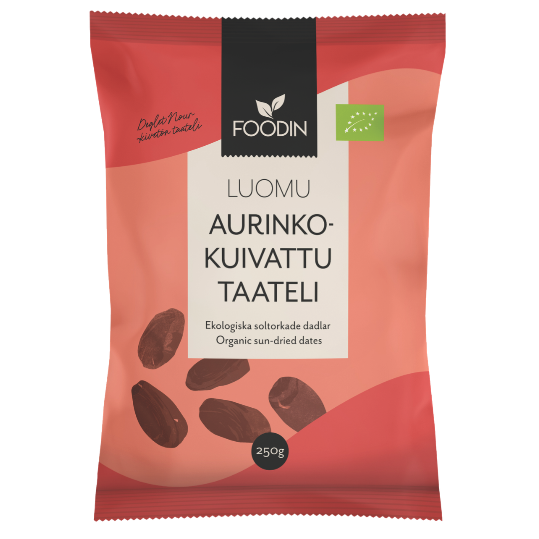 Foodin Aurinkokuivattu Taateli, Luomu 250 g - integratoridirecthub.com