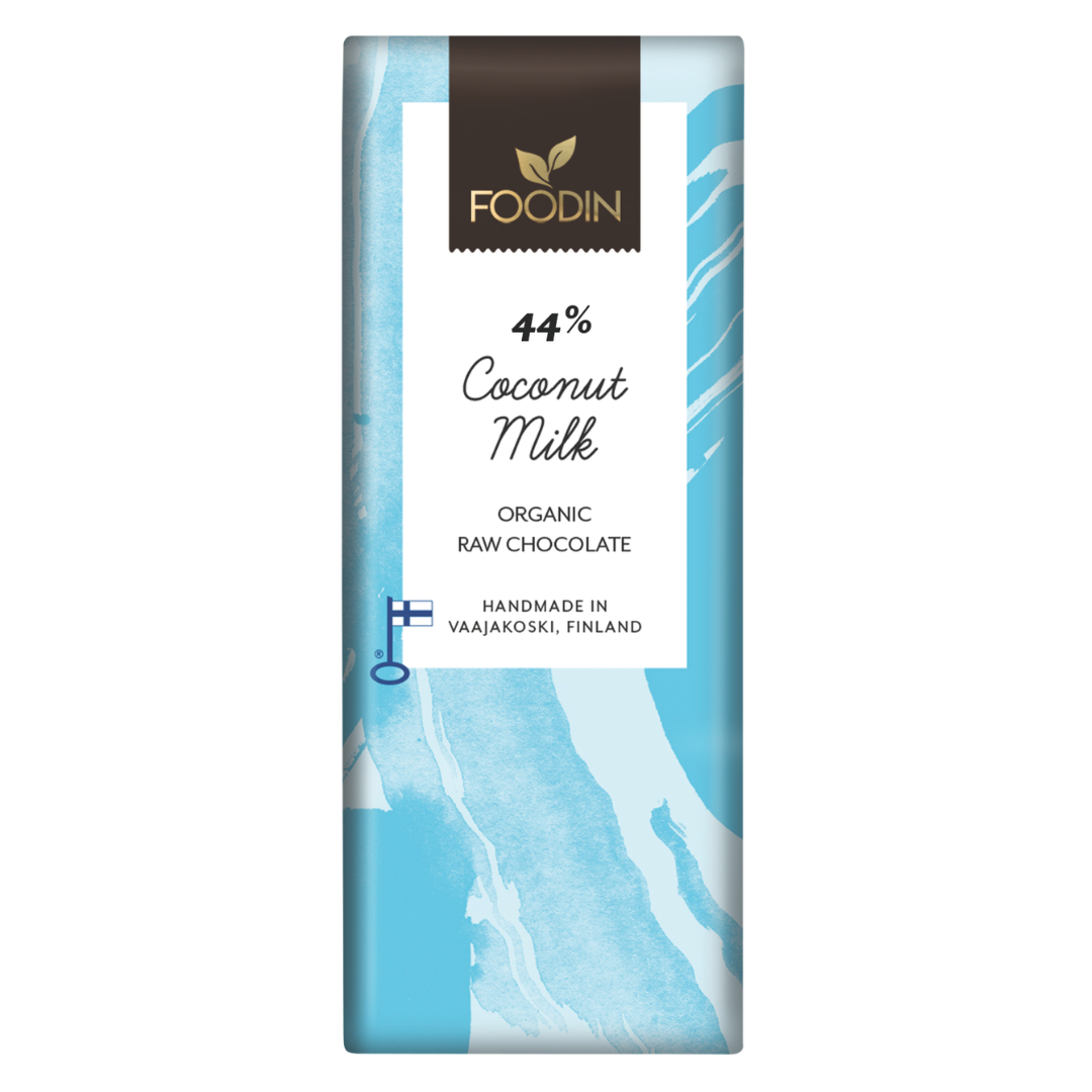 Foodin Coconut Milk raakasuklaa 44% - integratoridirecthub.com
