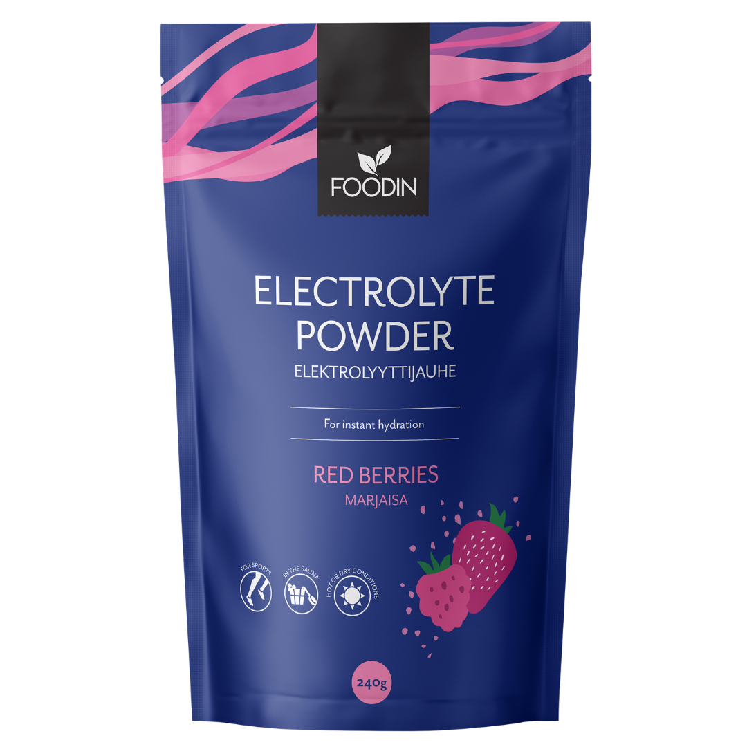 Foodin Elektrolyyttijauhe Marjaisa 240 g - integratoridirecthub.com