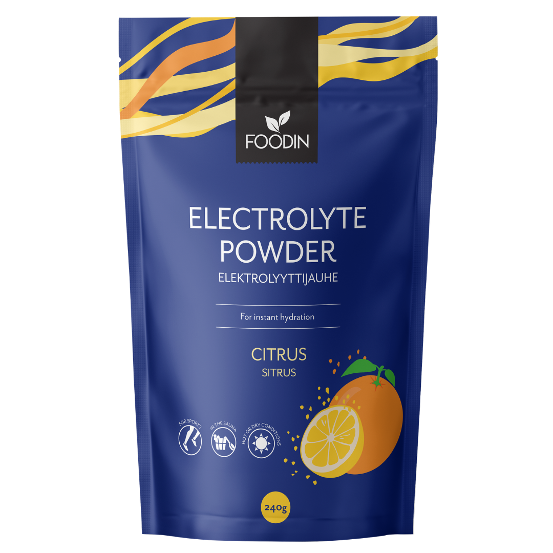 Foodin Elektrolyyttijauhe Sitrus 240 g - integratoridirecthub.com