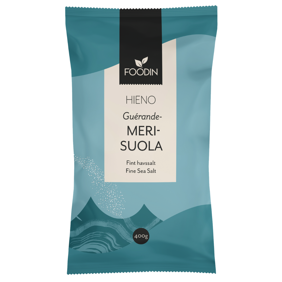 Foodin Guerande Merisuola. hieno 400 g - integratoridirecthub.com