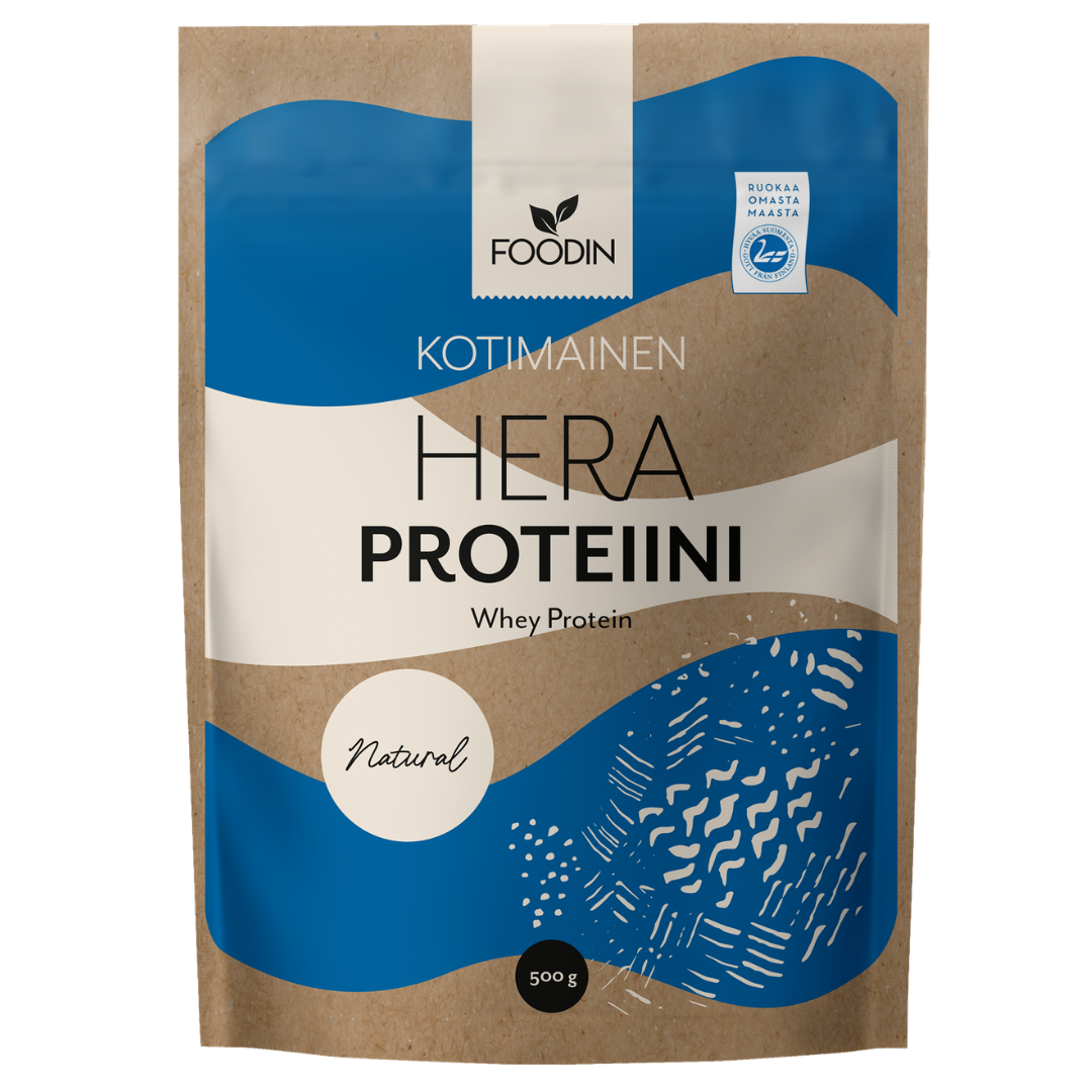 Foodin Kotimainen Heraproteiini - Maustamaton 500 g - integratoridirecthub.com