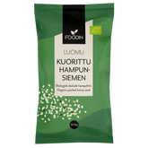 Foodin Kuorittu Hampunsiemen Luomu 200 g - integratoridirecthub.com