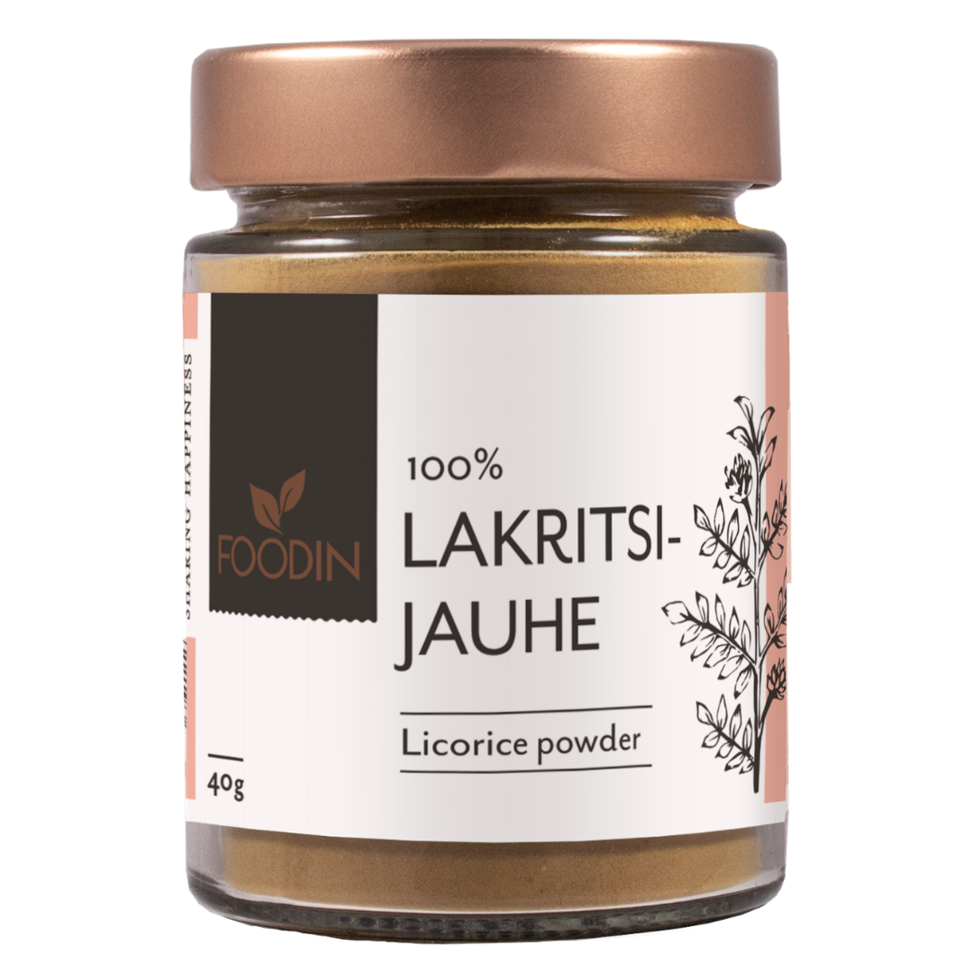 Foodin Lakritsijauhe 40 g - integratoridirecthub.com
