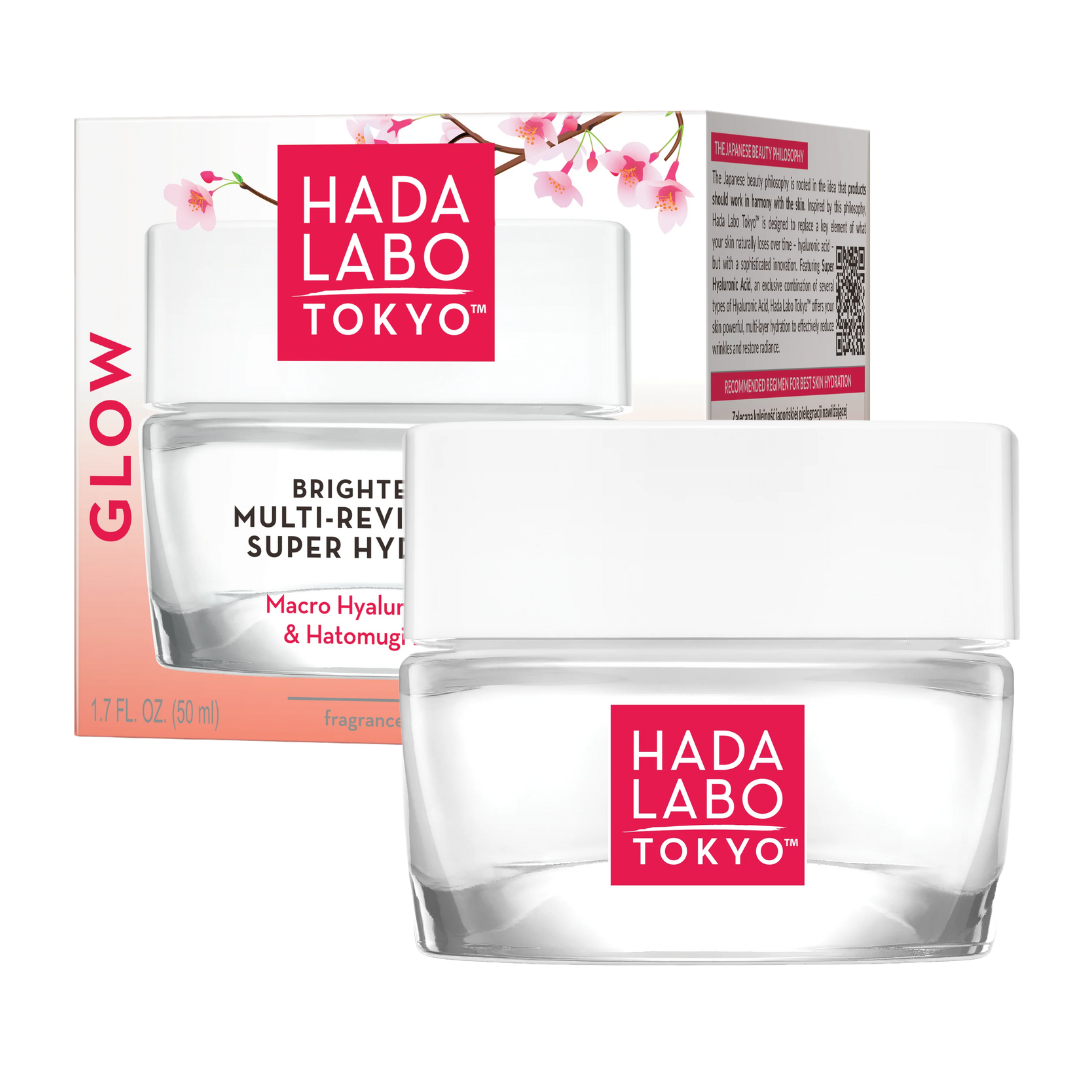 Hada Labo Tokyo GLOW Brightening Multi-Revitalizer Super Hydrogel, kasvovoide, kauneus, j-beauty, japanilainen kosmetiikka, kosteuttava, kirkastava, integratoridirecthub.com