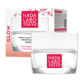 Hada Labo Tokyo GLOW Mega Illuminating Moisturizer Cream, kasvovoide, kauneus, j-beauty, japanilainen kosmetiikka, kirkastava, kosteuttava, integratoridirecthub.com