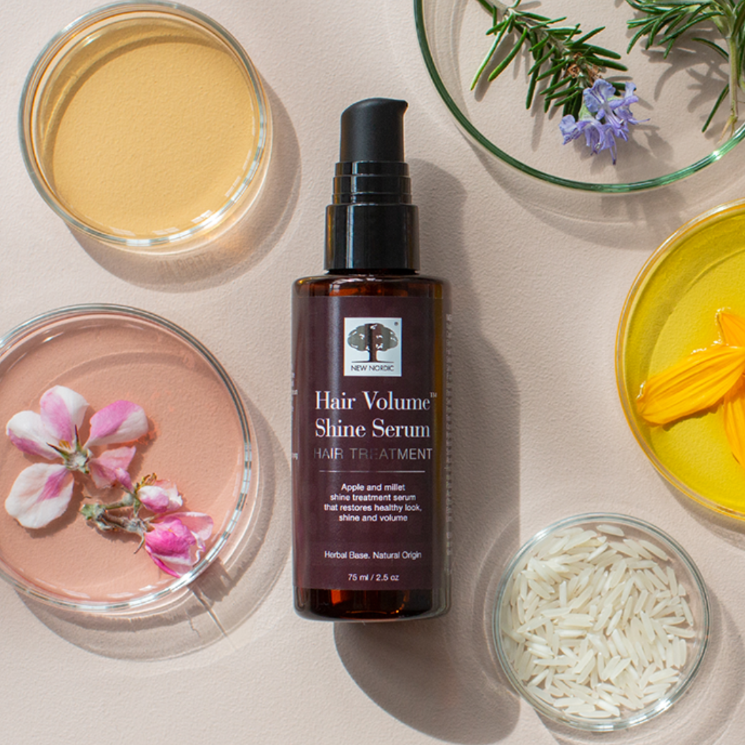 New Nordic Hair Volume Shine Serum - Hiusseerumi, hoitoöljy, hiukset, hiuksille, integratoridirecthub.com