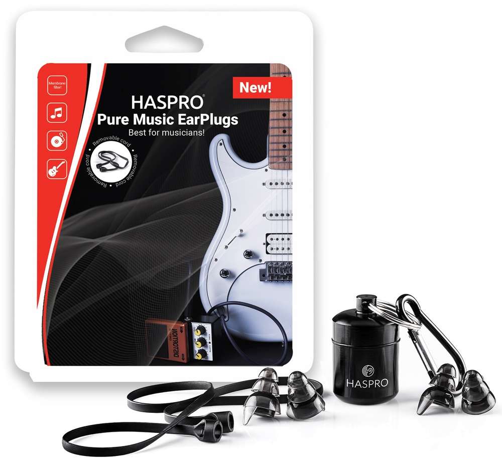 Haspro Pure Music EarPlugs - Silikonikorvatulpat musiikkitapahtumaan 2 paria, 2 kokoa (Small ja Regular) - integratoridirecthub.com