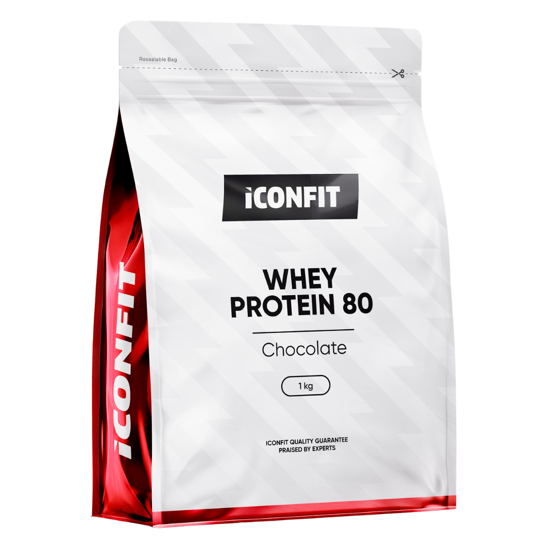 ICONFIT Whey Protein 80 - Heraproteiini Suklaa 1 kg