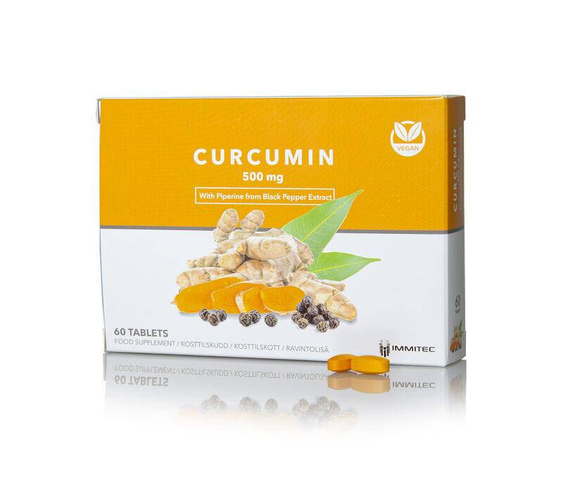 Curcumin 500 mg 60 tabl. - Päiväys 02/2025 - integratoridirecthub.com