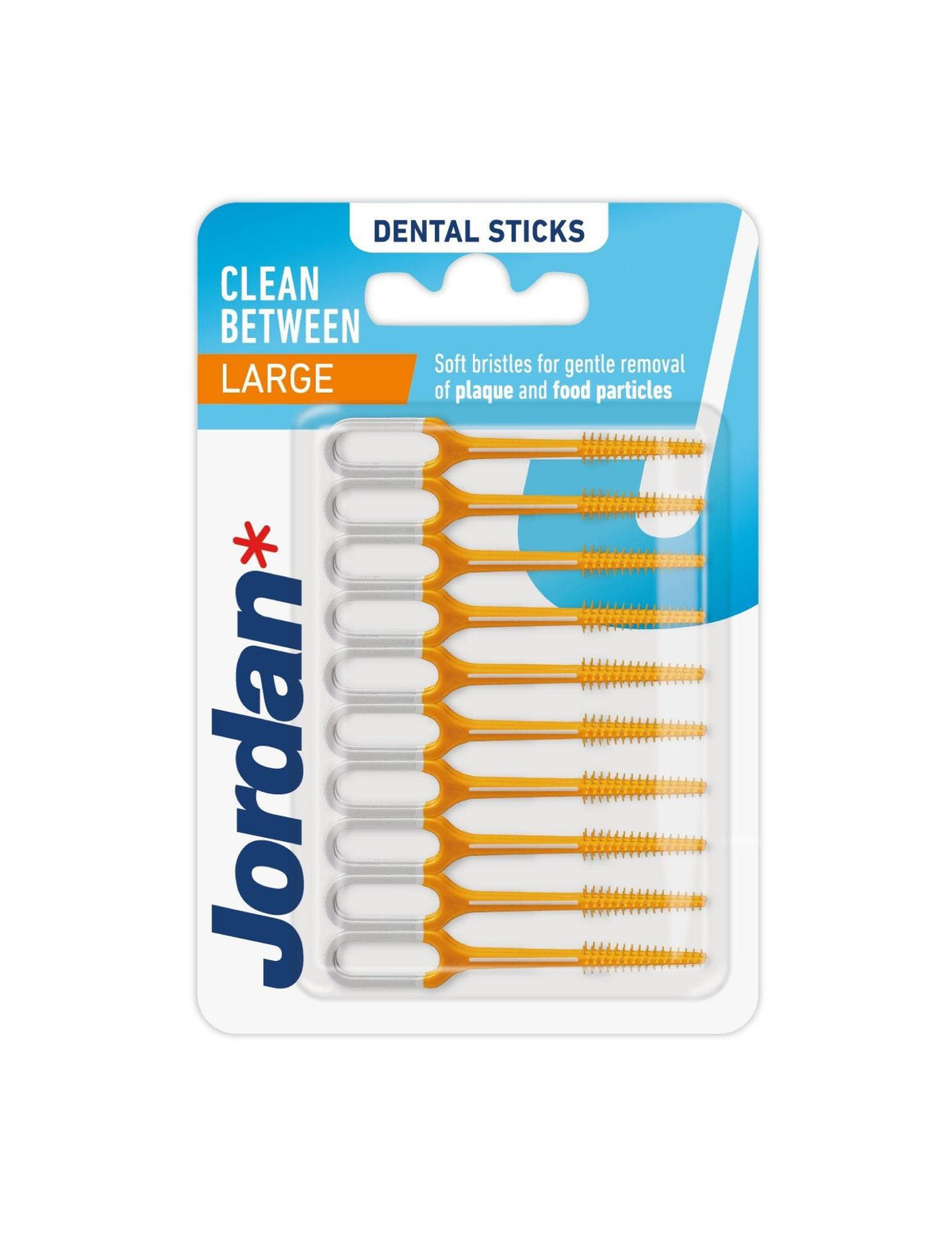 Jordan Clean Between Large Dental Sticks - Hammastikut 40 kpl - integratoridirecthub.com