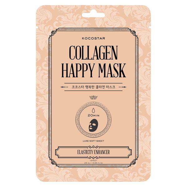 Kocostar Collagen Happy Mask - Kangasnaamio 1 kpl - integratoridirecthub.com