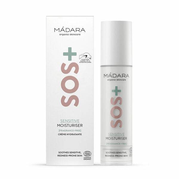 Madara SOS+ Sensitive Moisturiser - Kosteusvoide herkälle iholle 50 ml - integratoridirecthub.com