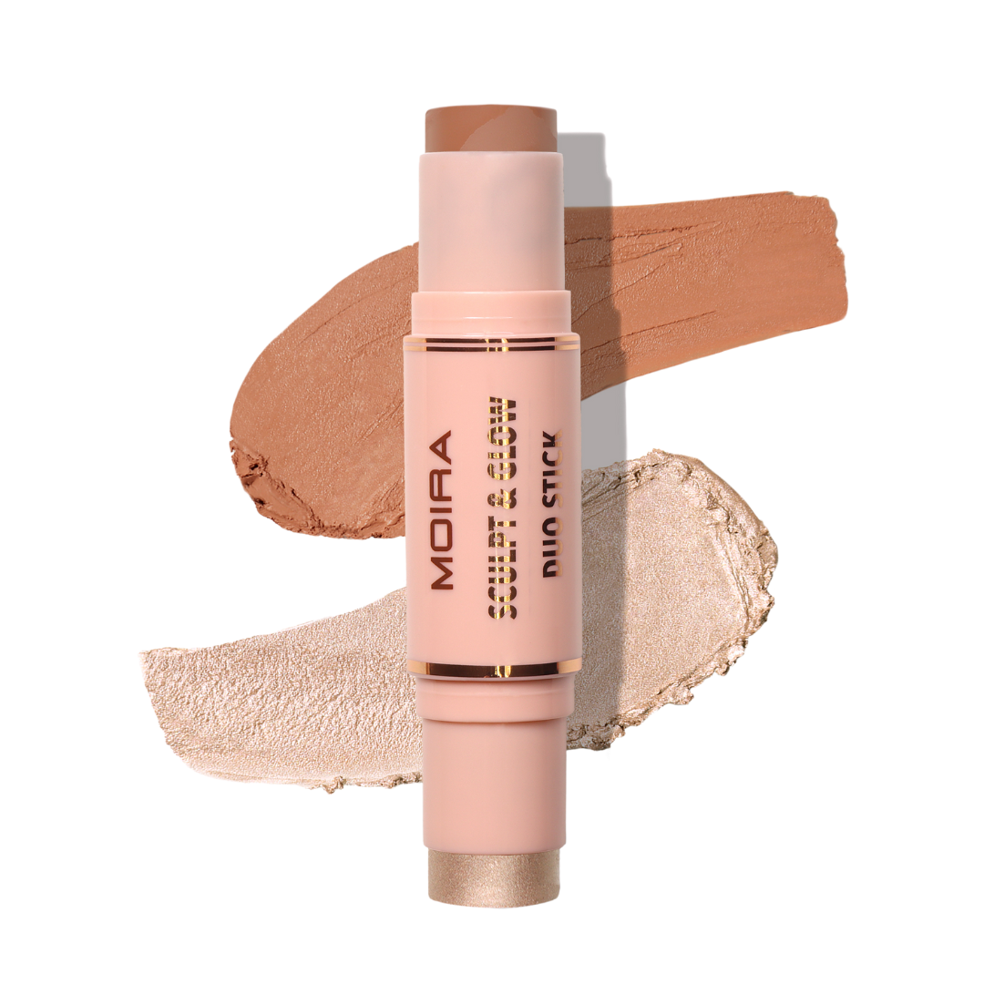 MOIRA Sculpt & Glow Duo Stick 300 Cool For Summer - Bronzer ja Highlighter - integratoridirecthub.com