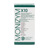 Natura Media Monizym x10 - 60 kaps. - integratoridirecthub.com