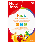 Multi-tabs kids Tutti Frutti Monivitamiini 90 purutablettia - integratoridirecthub.com