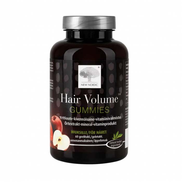 New Nordic Hair Volume Gummies - 60 geelipalaa - integratoridirecthub.com