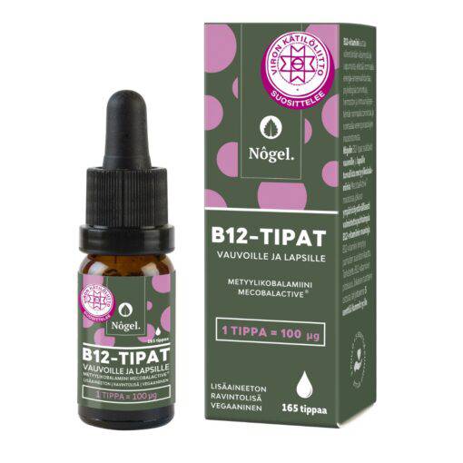 Nogel B12-tipat 100 µg vauvoille ja lapsille 10 ml - integratoridirecthub.com