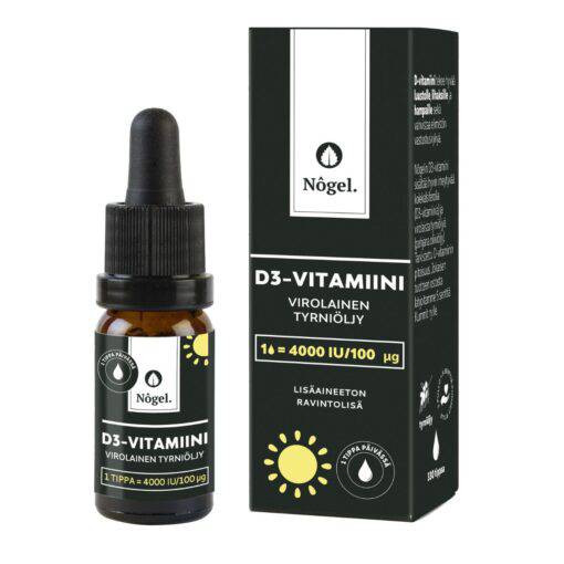 Nogel D3-vitamiinitipat 4000 IU / 100 µg 10 ml - integratoridirecthub.com