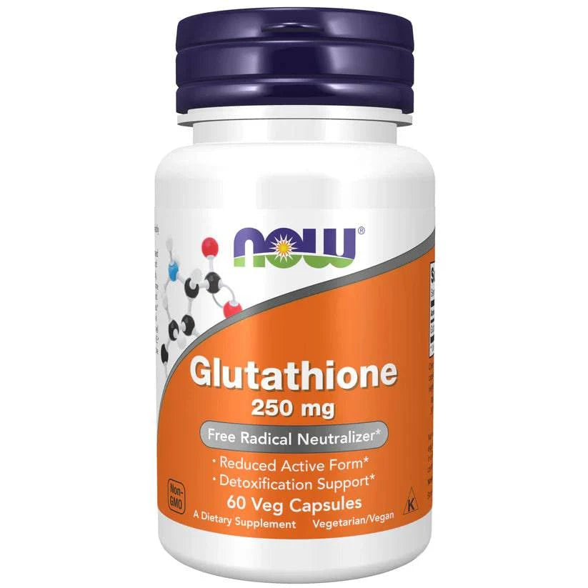 Now Foods Glutathione 250 mg 60 kaps. - Glutationi - integratoridirecthub.com