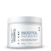 Nutri Works Inositol Folic Acid B12 - Inositoli-foolihappo-B12-vitamiinijauhe 120 g - integratoridirecthub.com