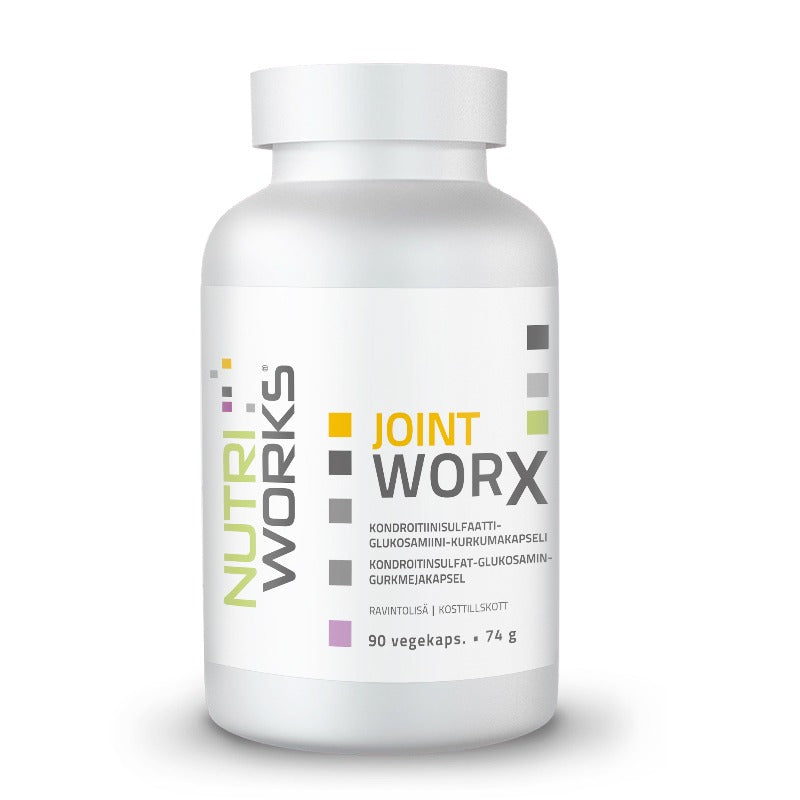 Nutri Works Joint Worx - Kondroitiinisulfaatti-glukosamiini-kurkumakapseli 90 kaps. - integratoridirecthub.com