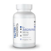 Nutri Works L-Arginine - L-argiinikapseli 500 mg 90 kaps. - integratoridirecthub.com