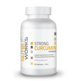 Nutri Works Strong Curcumin + Piperine - Kurkuma-mustapippuriuute 90 kaps. - integratoridirecthub.com