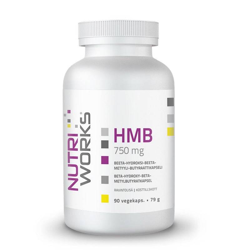 Nutri Works HMB 750 mg - Beeta-hydroksi - beeta - metyyliburaattikapseli 90 kaps. - integratoridirecthub.com