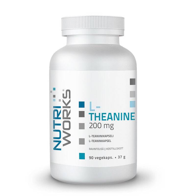 Nutri Works L-Theanine 200 mg 90 kaps. - integratoridirecthub.com