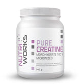 Nutri Works Pure Creatine Monohydrate 100% Micronized - Mikronoitu kreatiinijauhe 500 g - integratoridirecthub.com