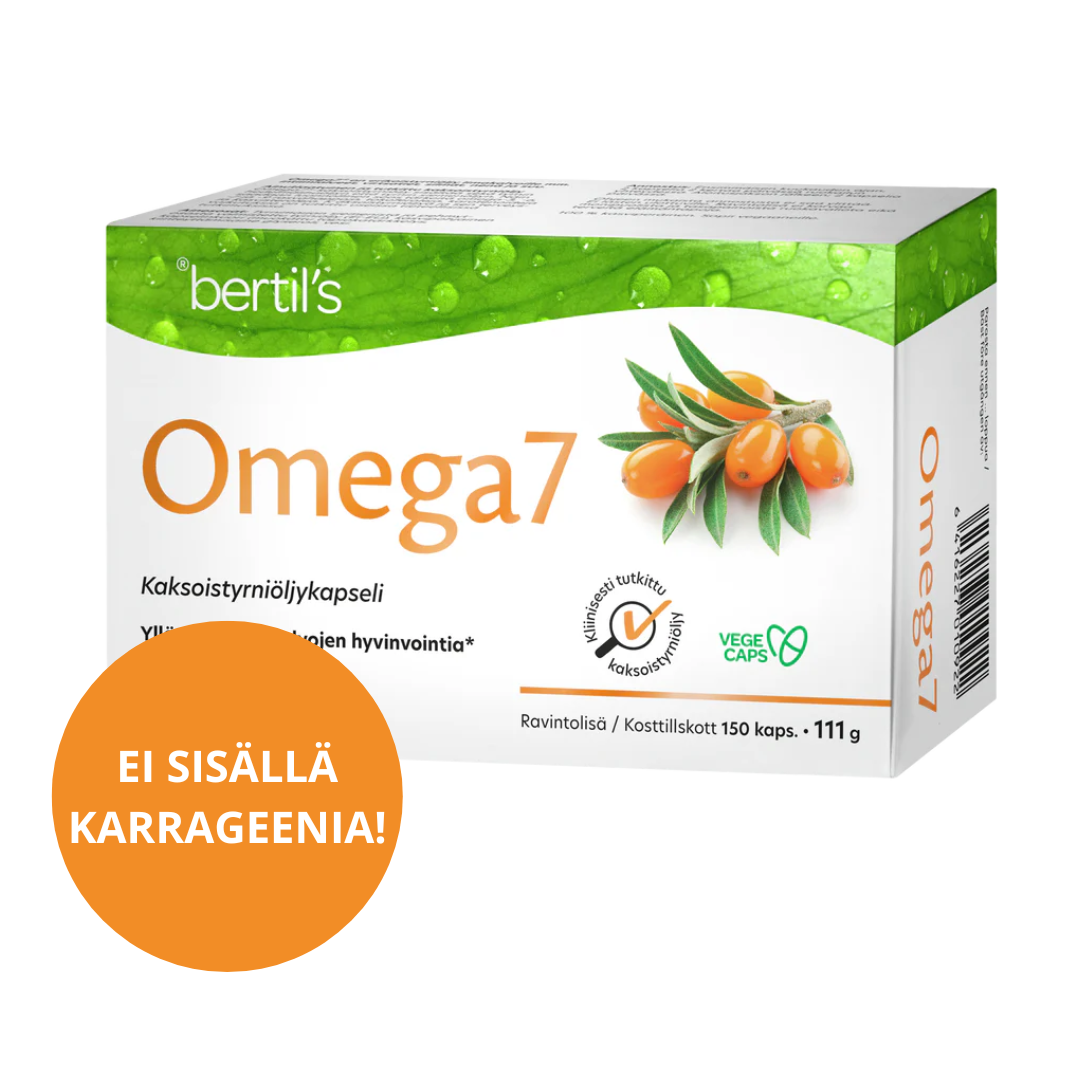 Bertil's Omega7 Kaksoistyrniöljy 150 kaps. - integratoridirecthub.com