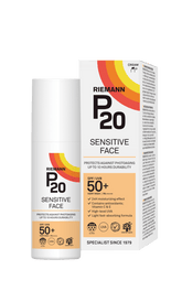 P20 Sensitive Face SPF50+ aurinkosuoja kasvoille 50 g - integratoridirecthub.com