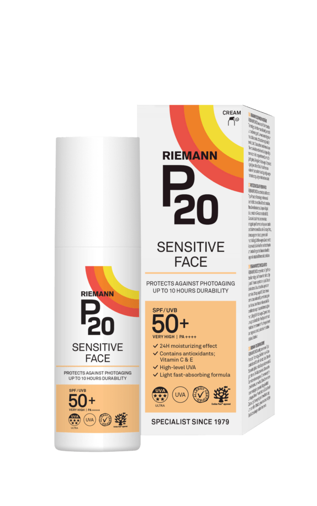 P20 Sensitive Face SPF50+ aurinkosuoja kasvoille 50 g - integratoridirecthub.com
