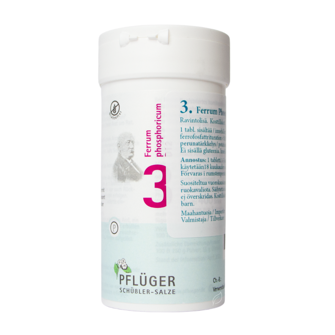Pflüger Nro 3 Ferrum Phosphoricum - Solusuola 400 tabl. - integratoridirecthub.com