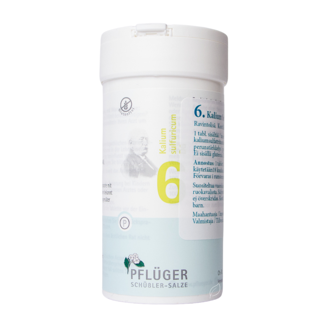 Pflüger Nro 6 Kalium Sulfuricum - Solusuola 400 tabl. - integratoridirecthub.com