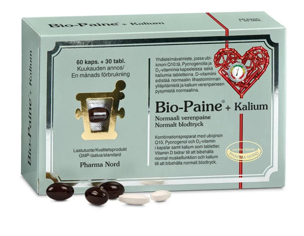 Pharma Nord Bio-Paine + Kalium - 60 kaps. + 30 tabl. - integratoridirecthub.com