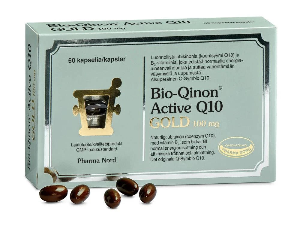 Pharma Nord Bio-Qinon Active Q10 Gold 100 mg 60 kaps. - integratoridirecthub.com