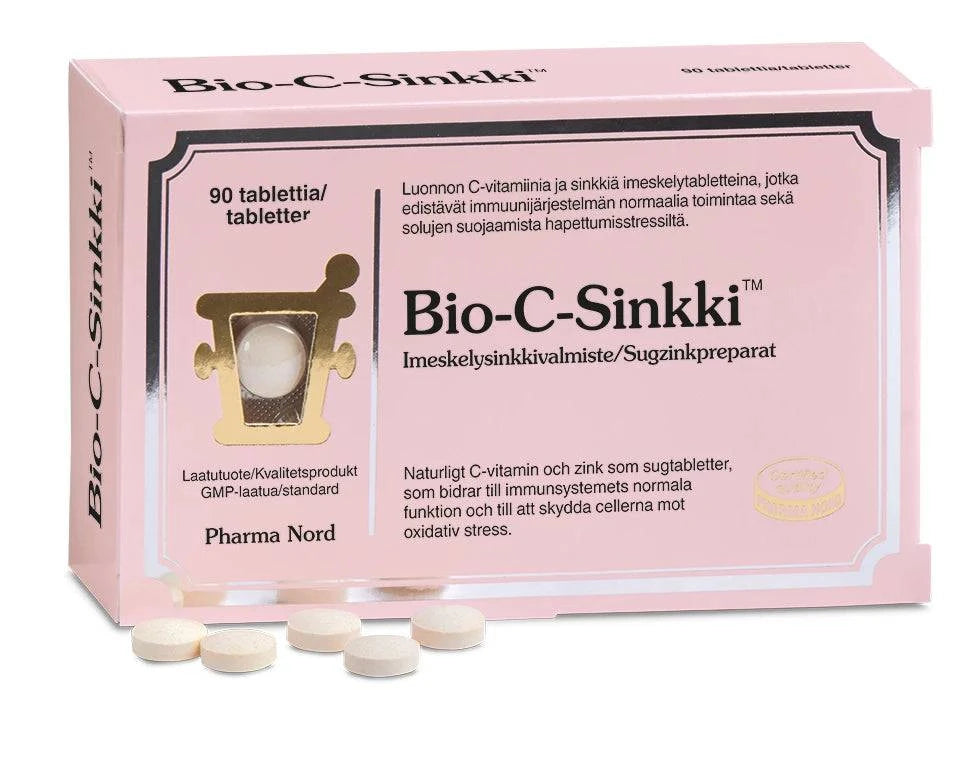 Pharma Nord Bio-C-Sinkki - Imeskelysinkkivalmiste 90 tabl. - integratoridirecthub.com
