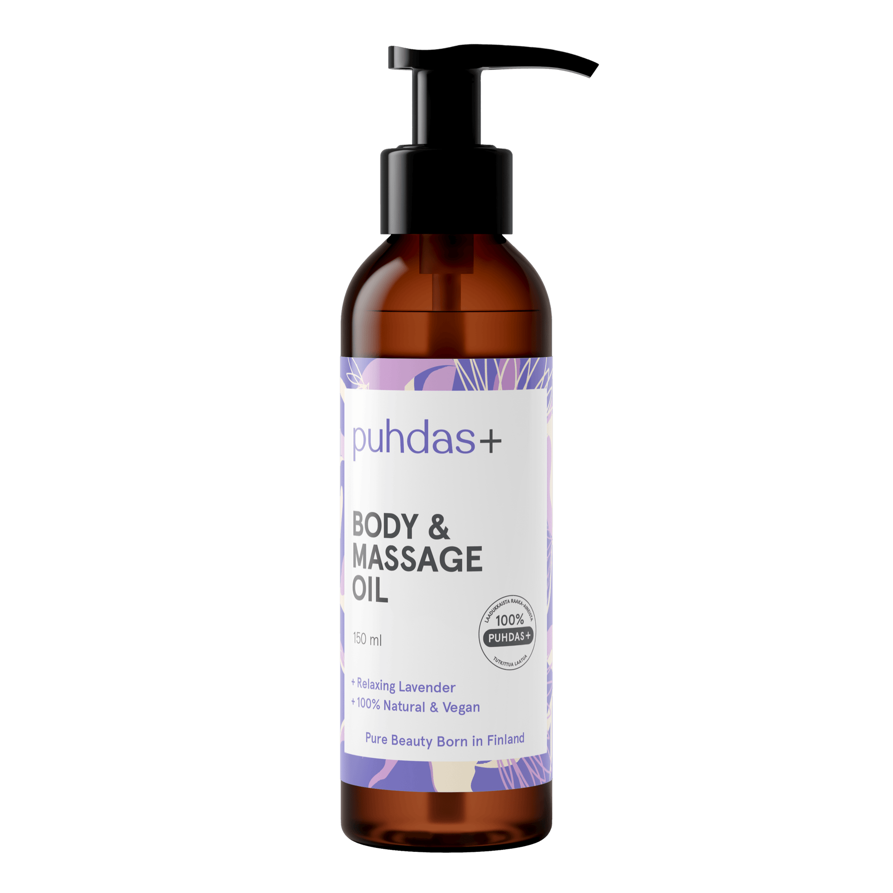 Puhdas+ Body & Massage Oil - Vartalo & Hierontaöljy laventeli 150 ml - integratoridirecthub.com