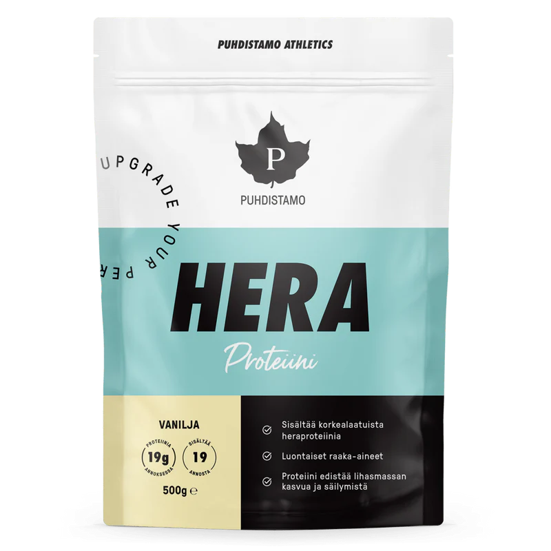 Puhdistamo Athletics Hera Proteiini Vanilja 500 g - integratoridirecthub.com