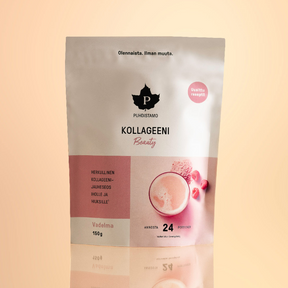 Puhdistamo, kollageeni beauty, jauheseos, vadelma, 150 g, verisol, biotiini, c-vitamiini, iho, hiukset, kauneus, integratoridirecthub.com