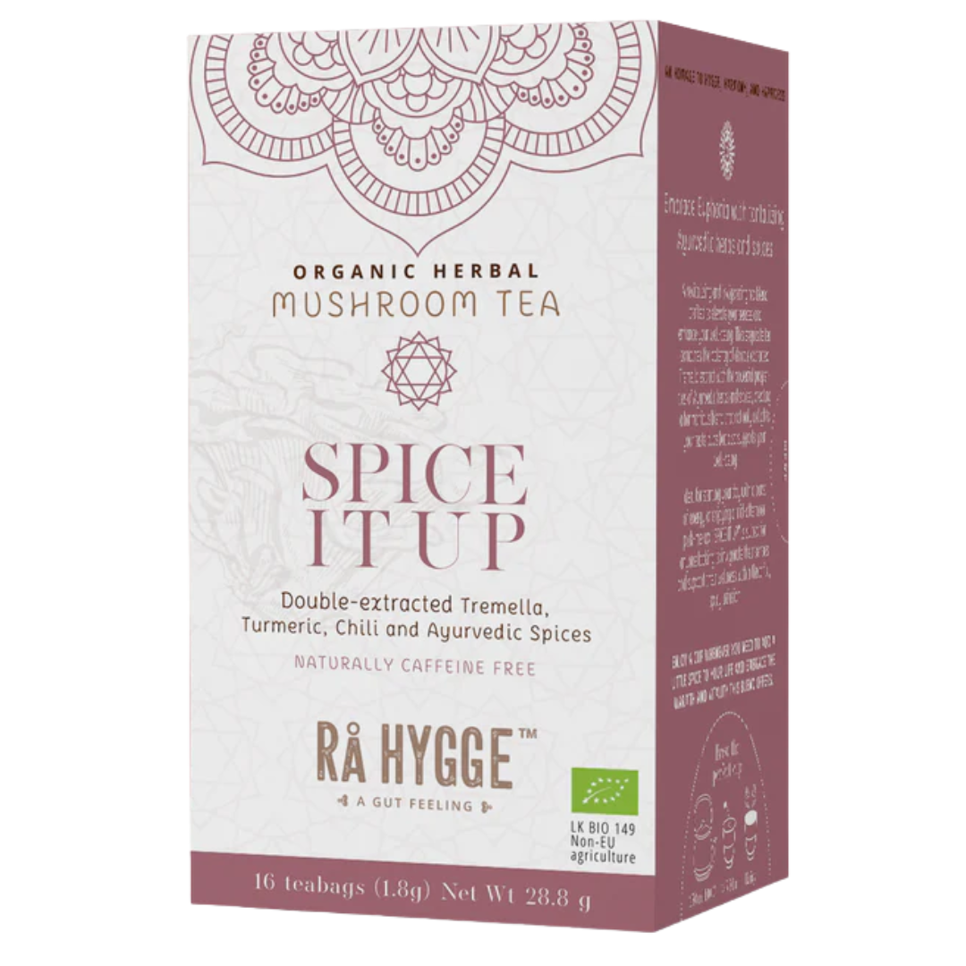 Rå Hygge Spice It Up - Tremella sieniuutejauhe Yrttitee 16 teepussia