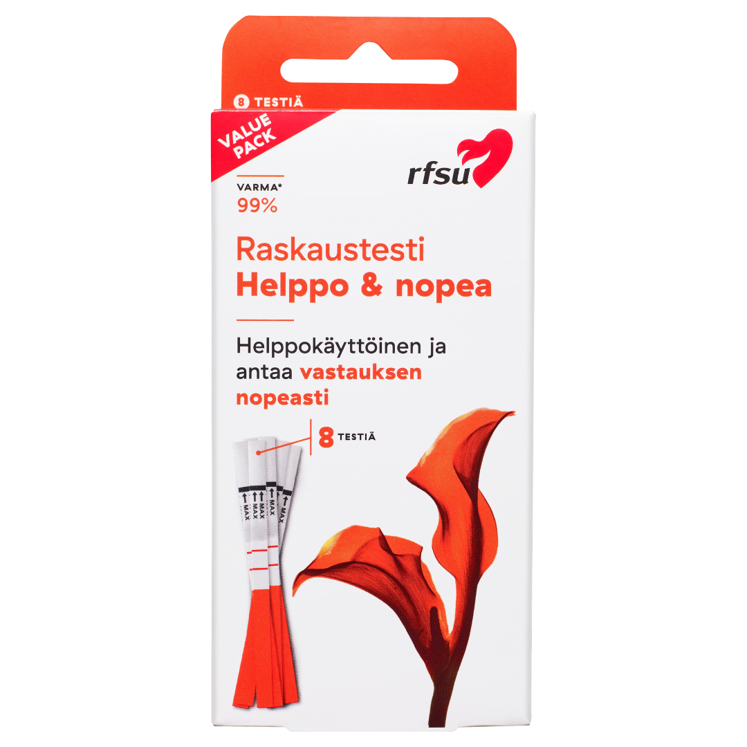 RFSU Raskaustestiliuskat 8 kpl - integratoridirecthub.com