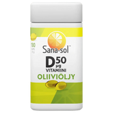 Sana-Sol D-Vitamiini Oliiviöljykapseli 50 μg 180 kaps. - integratoridirecthub.com